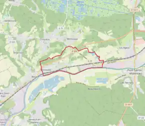 Poziția localității Brenouille