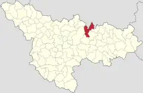 Poziția localității Coșarii