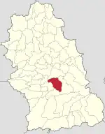 Localizare în cadrul județului