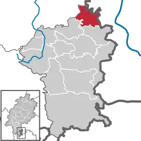 Poziția localității Breuberg