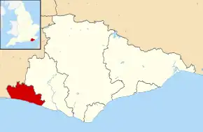 Poziția localității City of Brighton & Hove