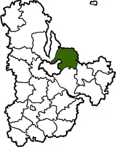 Poziția localității Brovarî