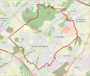 Poziția localității Bruay-la-Buissière
