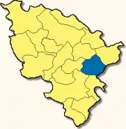 Poziția  Brunnen pe harta districtului Neuburg-Schrobenhausen