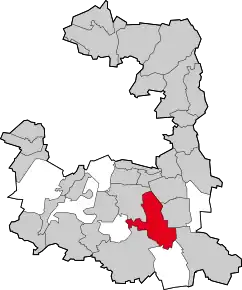 Poziția comunei Brunnthal pe harta districtului München