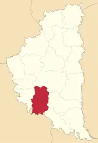 Poziția localității Buceaci