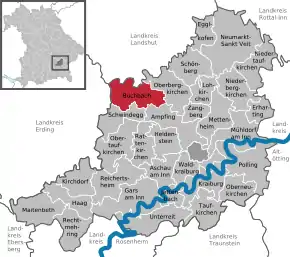 Poziția localității Buchbach