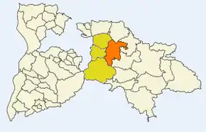 Poziția  Buchenbach pe harta districtului Breisgau-Hochschwarzwald