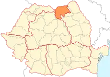 Poziția regiunii Bucovina de Sud