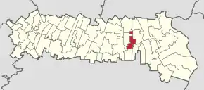 Poziția localității Bucu