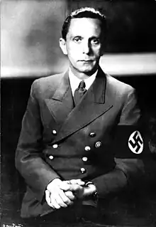 Joseph Goebbels, politician german, Ministrul Propagandei Publice în timpul regimului nazist