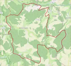 Poziția localității Bure-les-Templiers