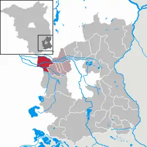 Poziția localității Burg (Spreewald)