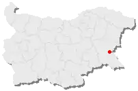 Poziția localității Burgas