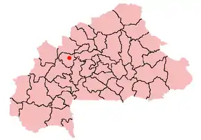 Poziția localității Toma