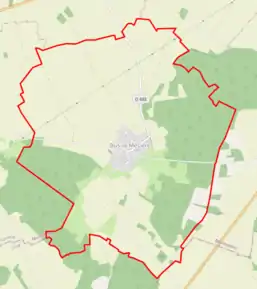 Poziția localității Bus-la-Mésière