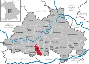 Poziția localității Buxheim