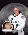 Buzz Aldrin, astronaut și inginer american, al doilea om care a pășit pe Lună