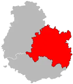 Arondismentul Dijon în cadrul departamentului Côte-d'Or