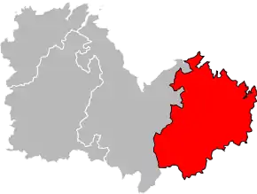 Arondismentul Dinan în cadrul departamentului Côtes-d'Armor