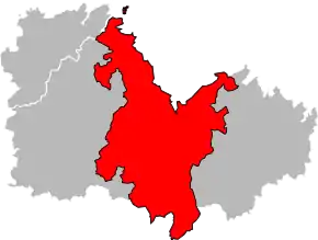 Arondismentul Saint-Brieuc în cadrul departamentului Côtes-d'Armor