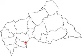 Poziția localității Bimbo