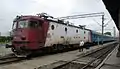 Locomotivă Electroputere ce staționează în Gara Suceava Nord