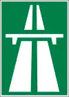 Straßenschild grün „Autobahn“
