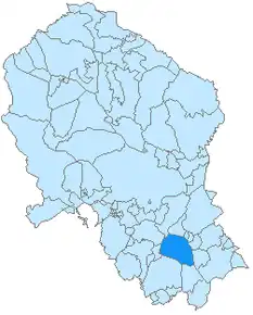 Poziția localității Cabra