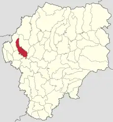 Localizare în cadrul județului