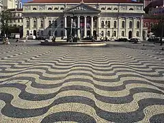 Pavaj portughez în Lisabona