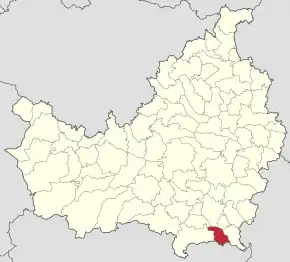 Localizarea comunei în județul Cluj