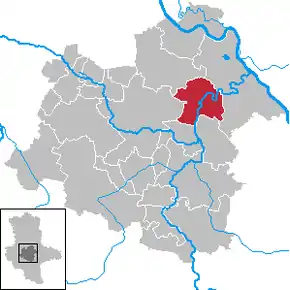 Poziția localității Calbe (Saale)