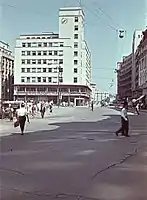 Calea Victoriei, vedere spre Piața Revoluției, 1962