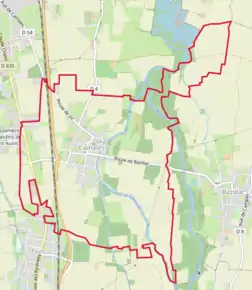 Poziția localității Camalès