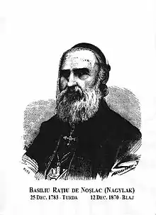 Canonicul Basiliu Rațiu de Nagylak (Noșlac)