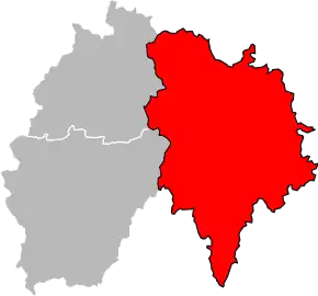 Arondismentul Saint-Flour în cadrul departamentului Cantal