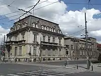 Vedere laterală înainte de restaurare