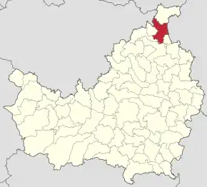 Localizarea comunei în județul Cluj