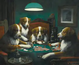 Joc de poker, Cassius Marcellus Coolidge, 1894