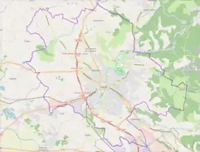 Poziția localității Castres