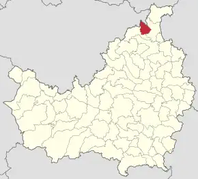 Localizarea comunei în județul Cluj