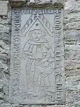 Cavalerul Gotic - lespede funerară din anul 1327