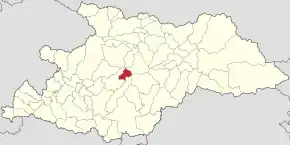 Poziția localității Cavnic