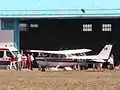 Cessna 172N Skyhawk la hangar