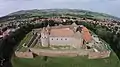Cetatea Făgărașului, vedere aeriană