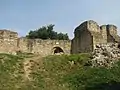 Intrarea de pe latura de sud, datând din epoca lui Petru Mușat