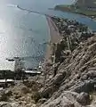 Vărsarea în Marea Adriatică, centrul oraşului Omiš
