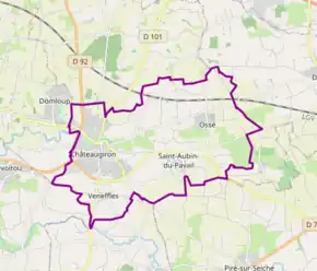 Poziția localității Châteaugiron