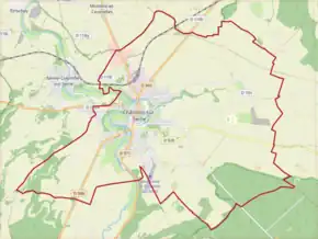 Poziția localității Châtillon-sur-Seine